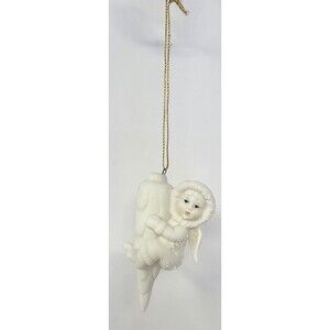 Snowbabies Porcelain Icicle Angel Ornament Christmas Holiday Tree Decoration 3"